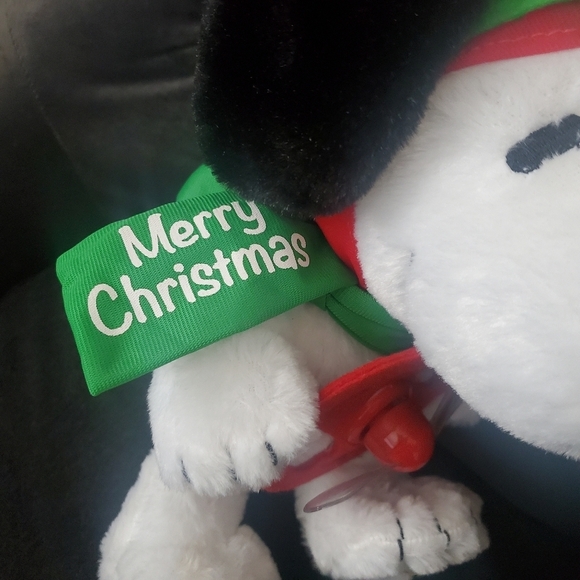 Dan Dee Peanuts Snoopy as WWI Flying Ace Musical Animated  Snoopy Christmas Dandee Peanuts Animated Light Up Red Baron Plush NWT